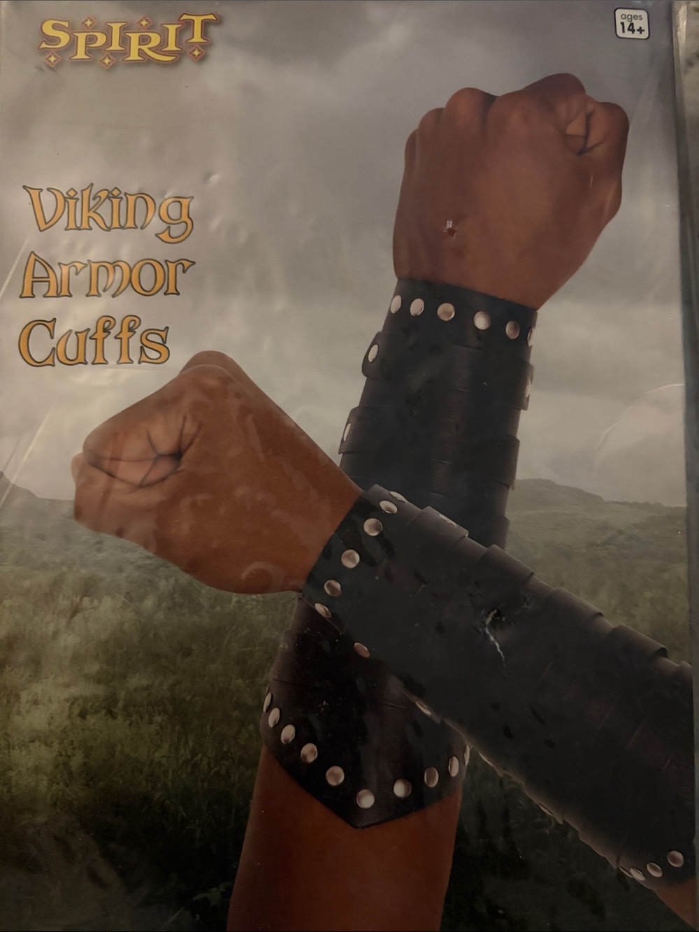 Spirit Black Viking Armor Cuffs